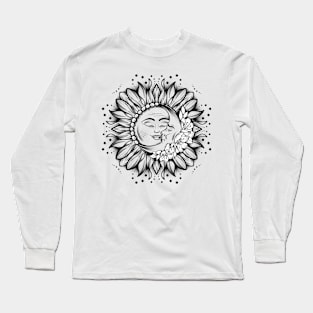 Sunflower Moon Lovers Long Sleeve T-Shirt